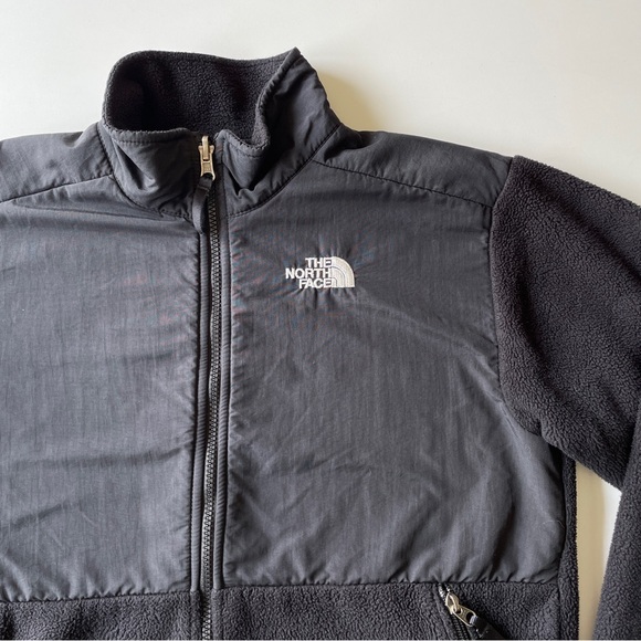 The North Face Denali Black Fleece Zip Up Sweater Jacket Boys XL - Picture 3 of 9
